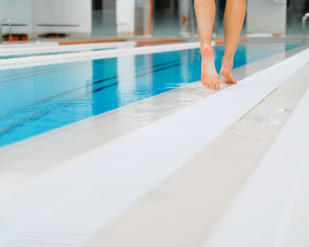 Une piscine dont vous
